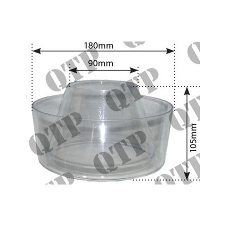 Cuve en verre de préfiltre (Pack de 2)